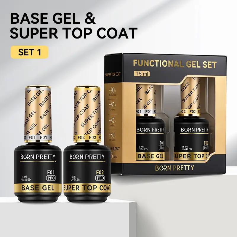 Base gel & super top coat set