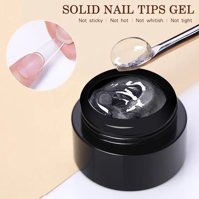 BORN PRETTY Solid Nail Tips Glue Gel 5g