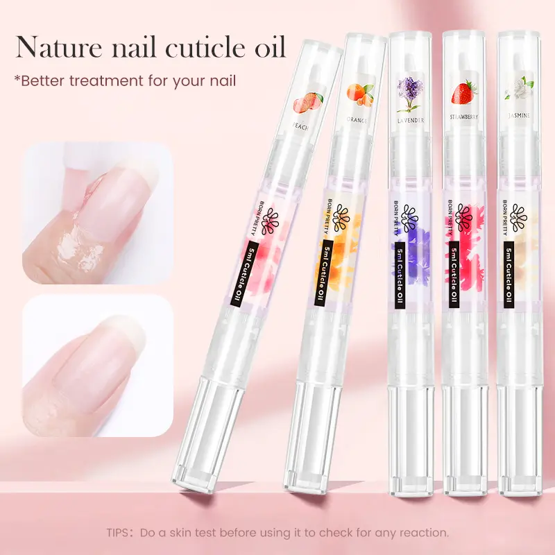 BORN PRETTY 5ml Cuticle Oil Pen Nail Treatment Cuticle Revitalizer Oil Manicure Care Tools