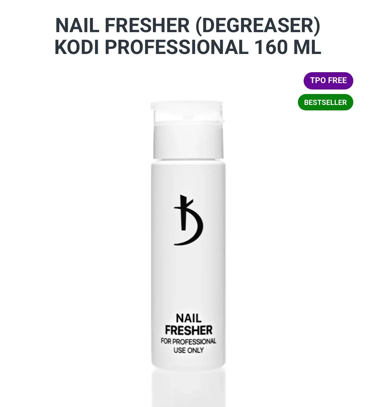 NAIL FRESHER (DEGREASER) KODI PROFESSIONAL 160 ML